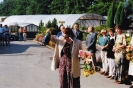 Herečka Iva Janžurová při zahájení výstavy květin, 2002